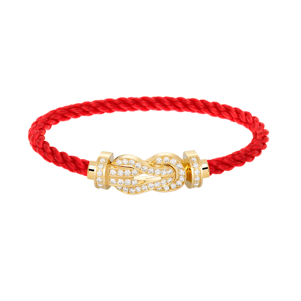 ˇStella JewelryˇCHANCE LARGE 8 FIGURE BUCKLE FULLDIAMOND BRACELET GOLD