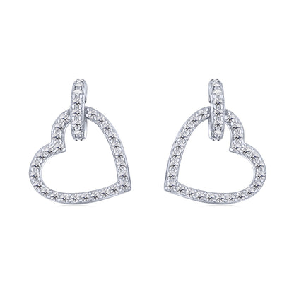 ˇStella JewelryˇDainty Heart Shape Earrings