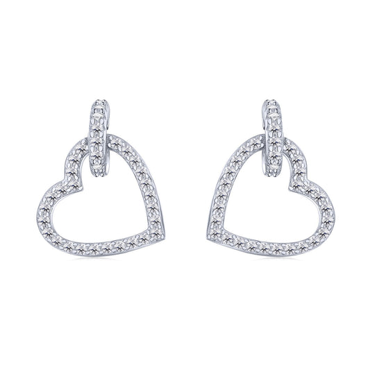 ˇStella JewelryˇDainty Heart Shape Earrings