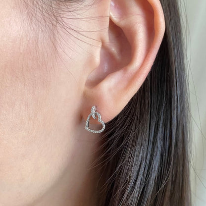 ˇStella JewelryˇDainty Heart Shape Earrings