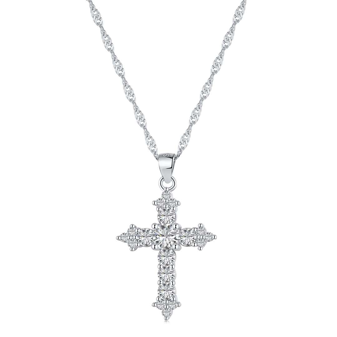 ˇStella JewelryˇDelicate Cross Shape Necklace