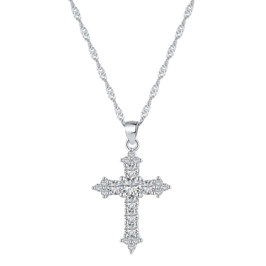 ˇStella JewelryˇDelicate Cross Shape Necklace