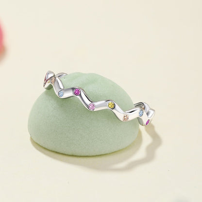 ˇStella JewelryˇOrnate Vibrant Round Cut Daily Ring