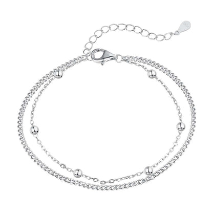ˇStella JewelryˇDelicate Bead Double Layer Bracelet