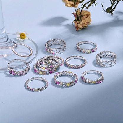 ˇStella JewelryˇEnergetic Elegant Radiant Cut Party Ring