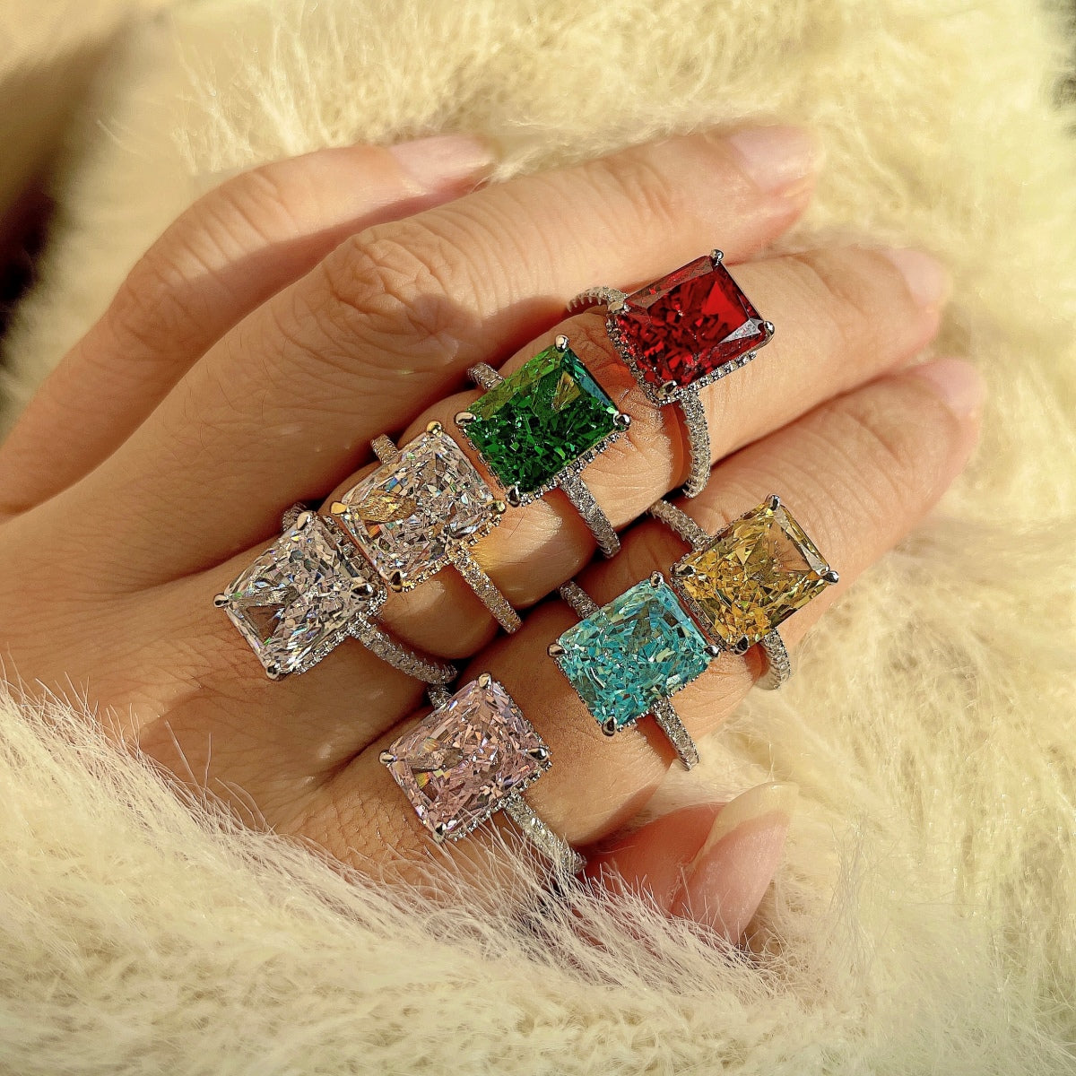 ˇStella JewelryˇLuxurious Engagement Ring