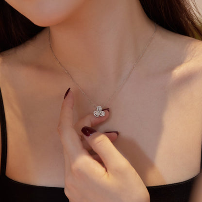 ˇStella JewelryˇElegant Flower Shape Pear Cut Necklace