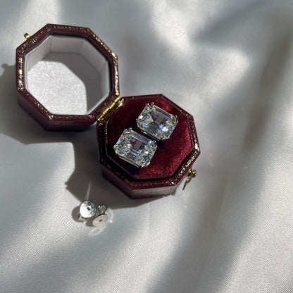 ˇStella JewelryˇDazzling Square Shape Earrings