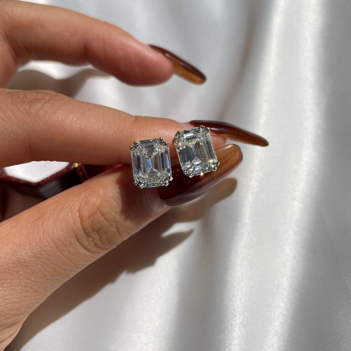 ˇStella JewelryˇDazzling Square Shape Earrings