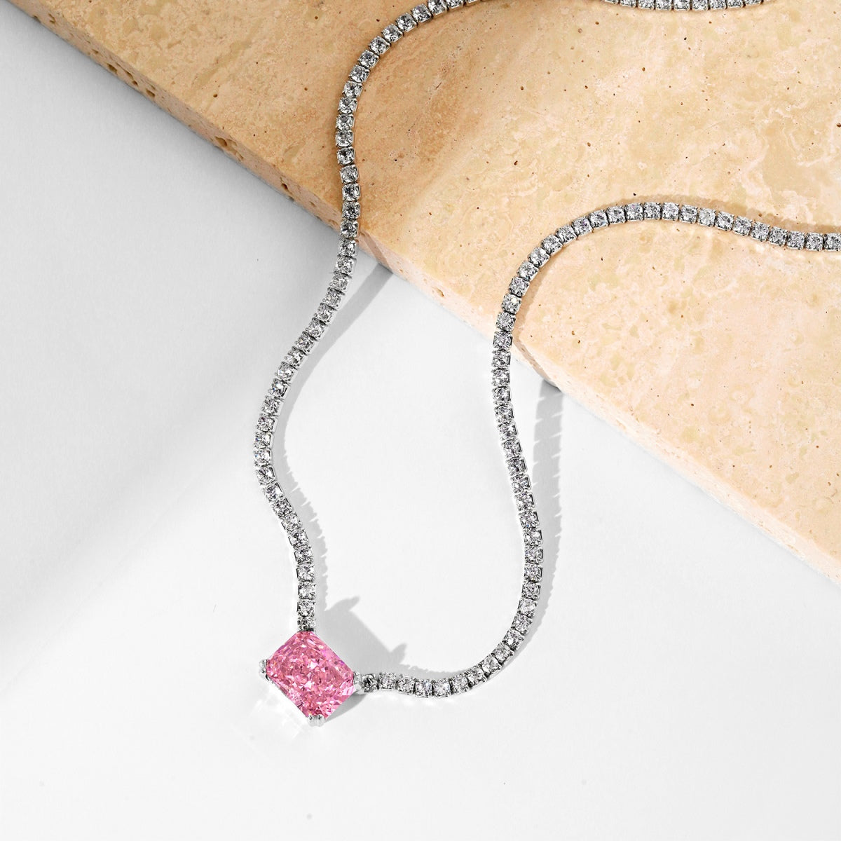 ˇStella JewelryˇElegant Radiant Cut Necklace