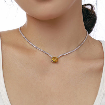 ˇStella JewelryˇElegant Radiant Cut Necklace
