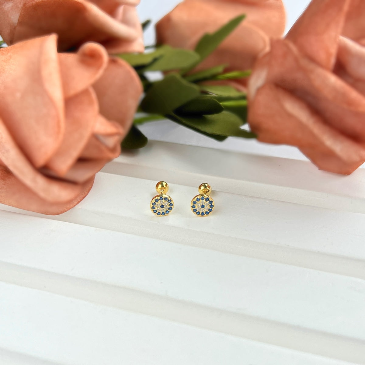 ˇStella JewelryˇDevil's Eye Ear Bone Nail Earrings