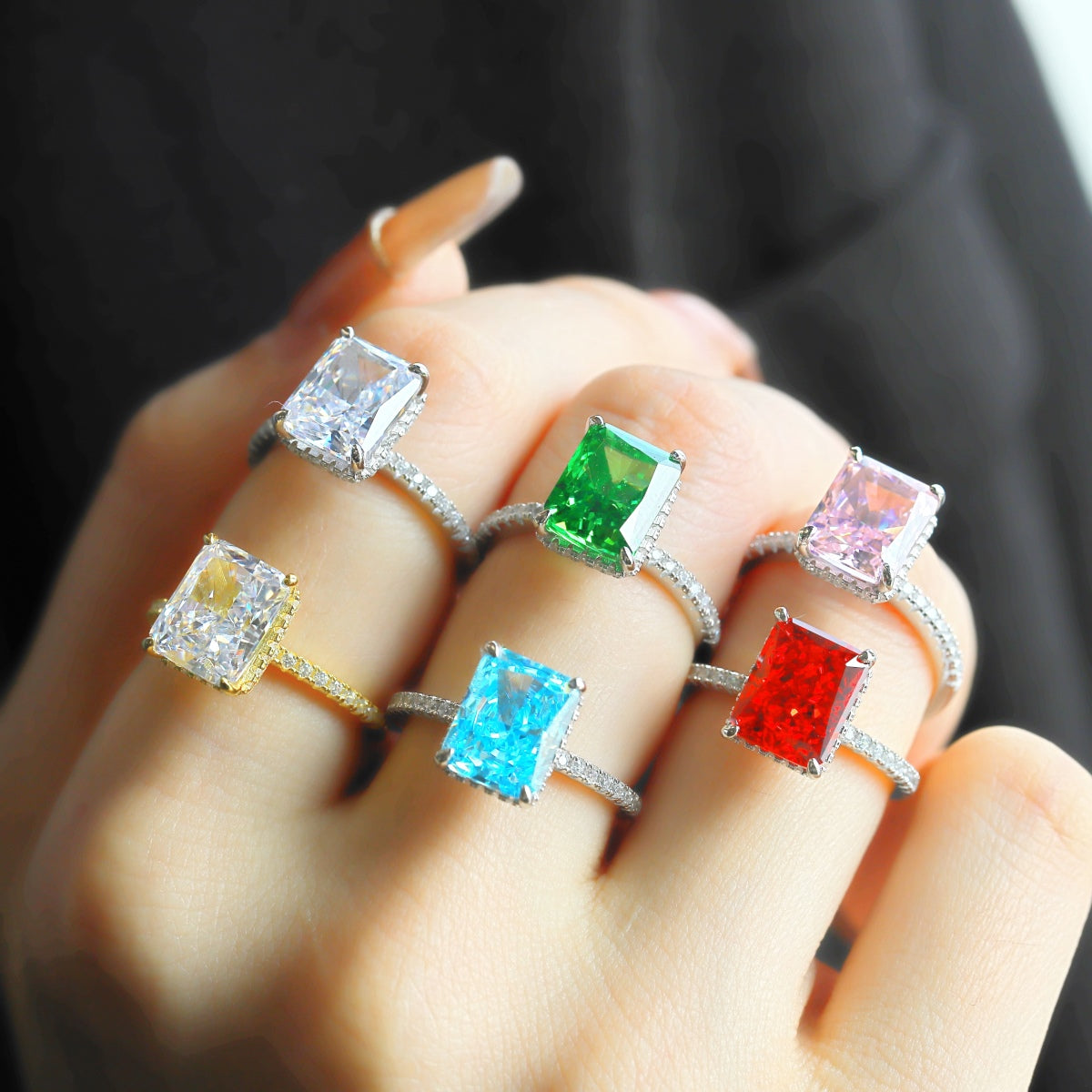 ˇStella JewelryˇLuxurious Engagement Ring