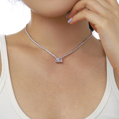 ˇStella JewelryˇElegant Radiant Cut Necklace