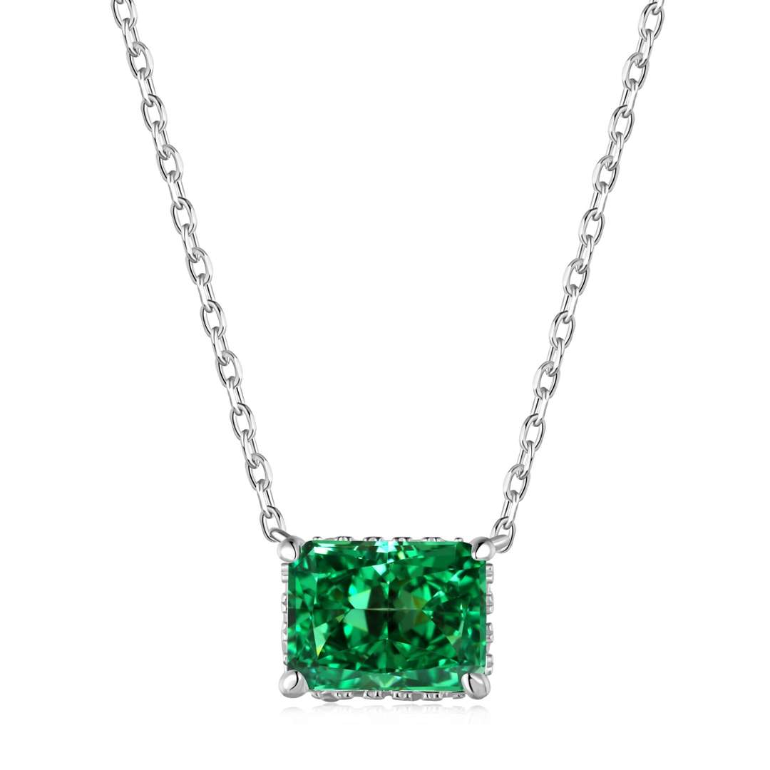 ˇStella JewelryˇLuxurious Square Shape Colorful Necalack
