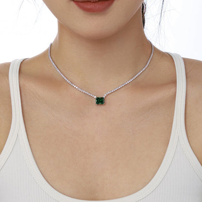 ˇStella JewelryˇElegant Radiant Cut Necklace