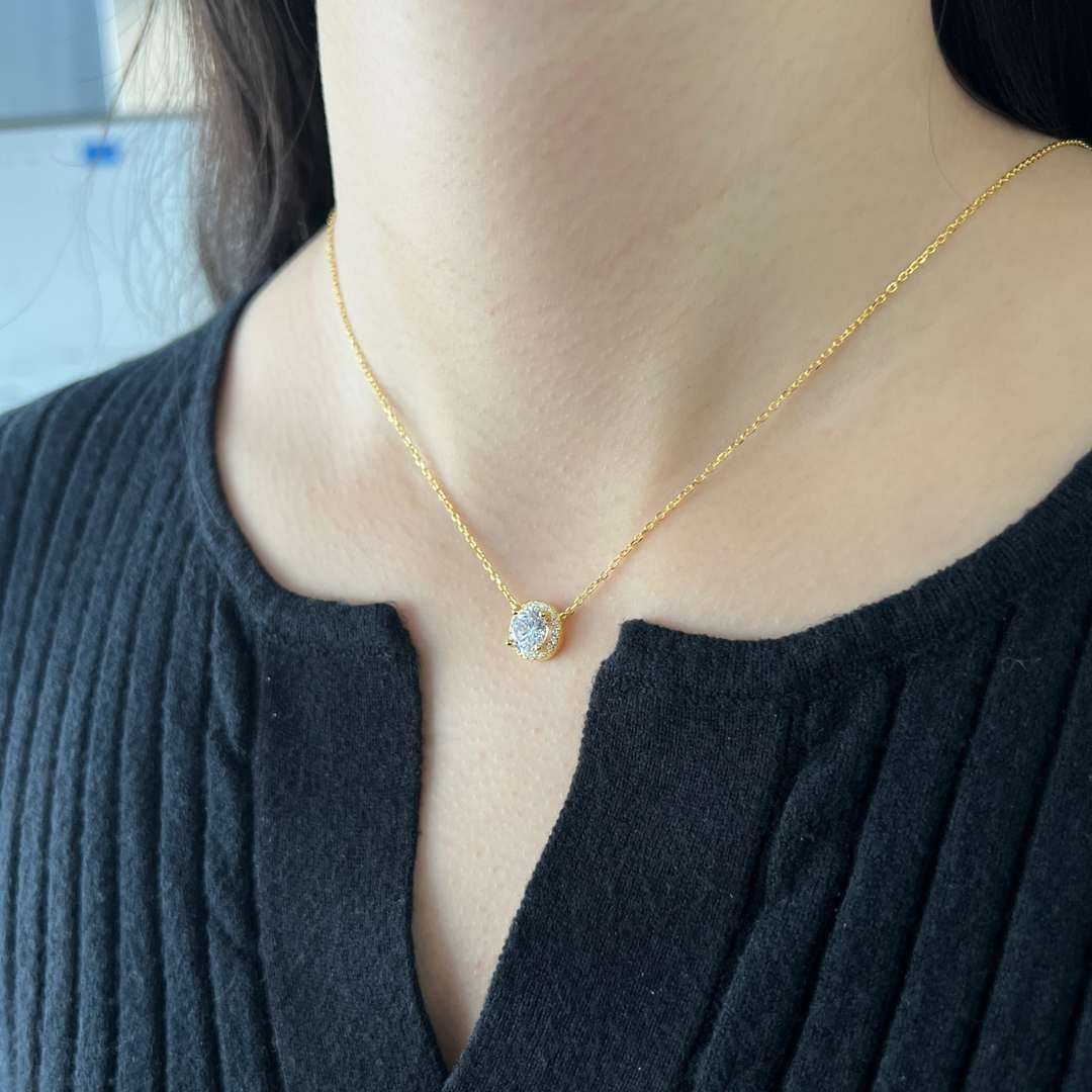 ˇStella JewelryˇLuxurious Round Cut Necklace