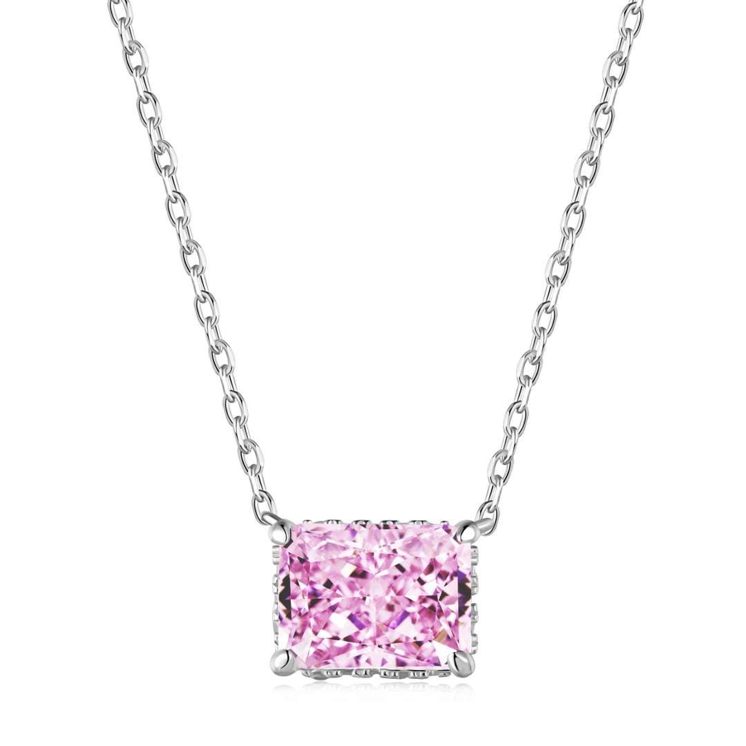 ˇStella JewelryˇLuxurious Square Shape Colorful Necalack