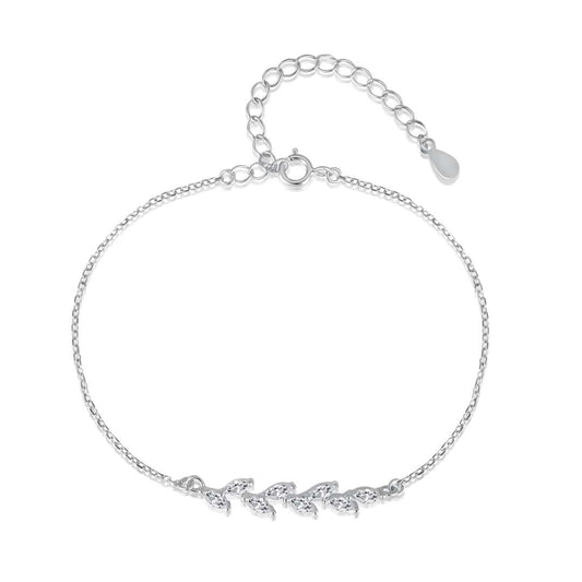 ˇStella JewelryˇElegant Wheat Leaves Shape Bracelet