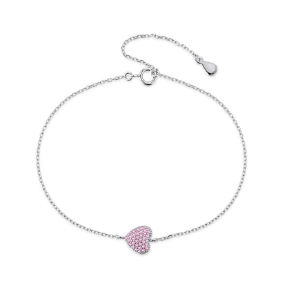 ˇStella JewelryˇHeart-Shaped Gentle and Versatile Bracelet