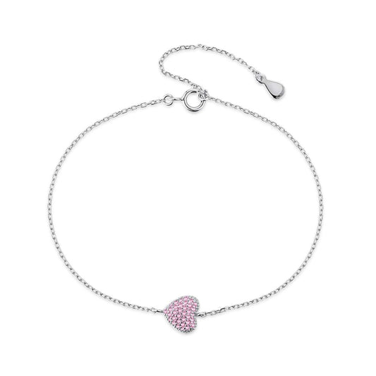 ˇStella JewelryˇHeart-Shaped Gentle and Versatile Bracelet
