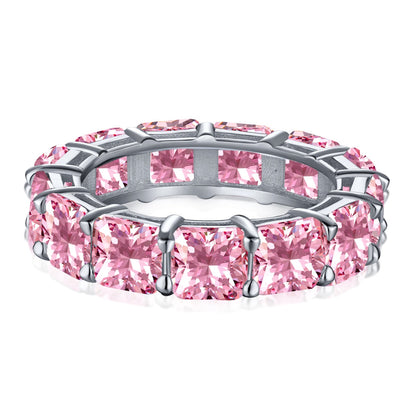 ˇStella JewelryˇElegant Princess Cut Tennis Ring