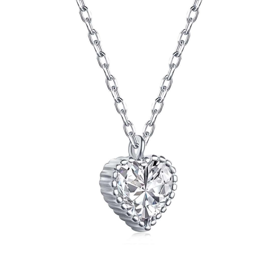 ˇStella JewelryˇOrnate Heart Shape Necklace