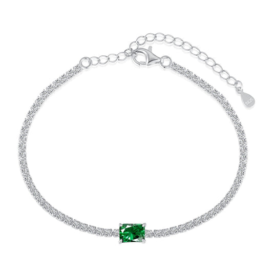 ˇStella JewelryˇUnique Emerald Cut Banquet Bracelet