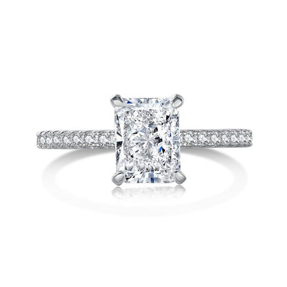 ˇStella JewelryˇDazzling Sparkling Radiant Cut Party Ring