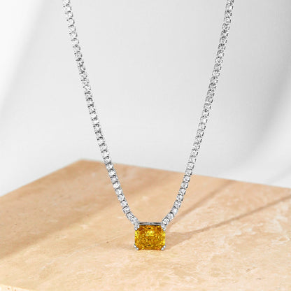 ˇStella JewelryˇElegant Radiant Cut Necklace