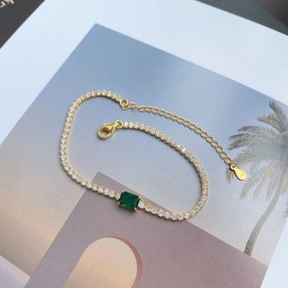 ˇStella JewelryˇUnique Emerald Cut Banquet Bracelet