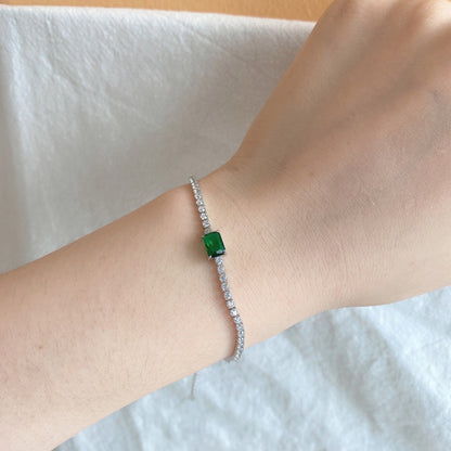 ˇStella JewelryˇUnique Emerald Cut Banquet Bracelet