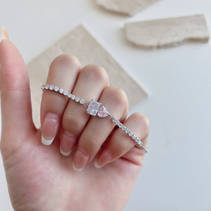 ˇStella JewelryˇDazzling Unique Multi Shape Lover Bracelet