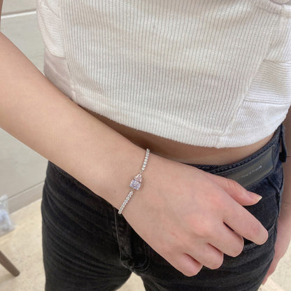 ˇStella JewelryˇDazzling Unique Multi Shape Lover Bracelet