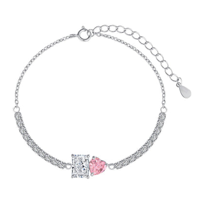 ˇStella JewelryˇDazzling Unique Multi Shape Lover Bracelet