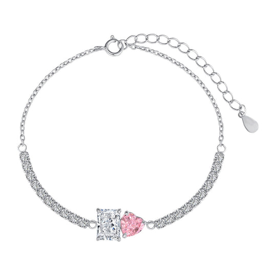 ˇStella JewelryˇDazzling Unique Multi Shape Lover Bracelet
