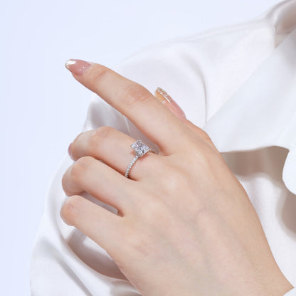 ˇStella JewelryˇDazzling Sparkling Radiant Cut Party Ring