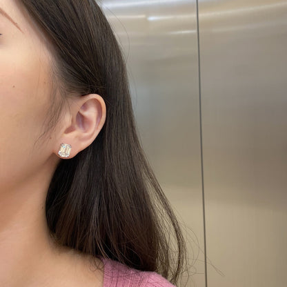 ˇStella JewelryˇDazzling Square Shape Earrings