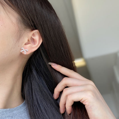 ˇStella JewelryˇDainty Bow Shape Earrings