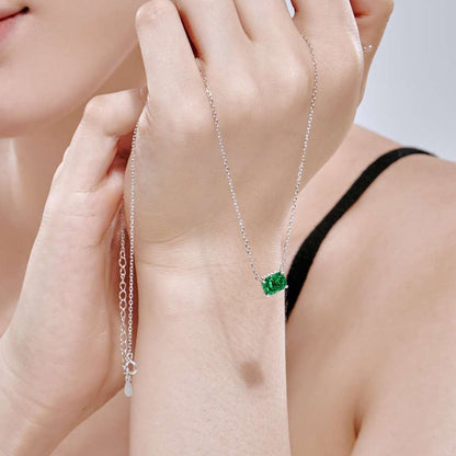 ˇStella JewelryˇLuxurious Square Shape Colorful Necalack