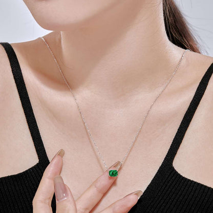 ˇStella JewelryˇLuxurious Square Shape Colorful Necalack