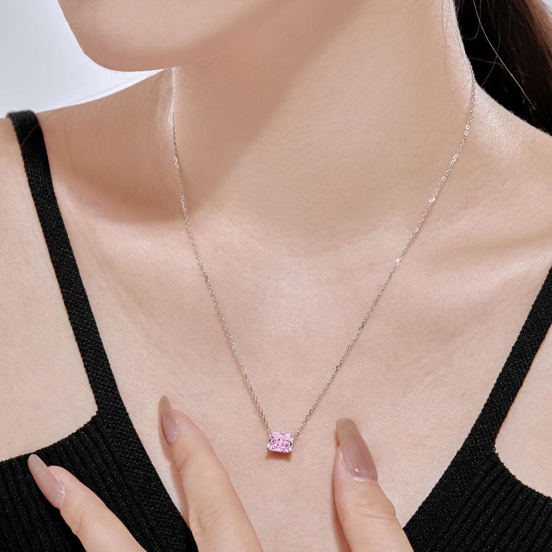 ˇStella JewelryˇLuxurious Square Shape Colorful Necalack