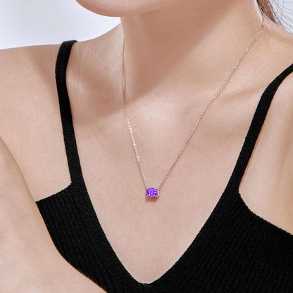 ˇStella JewelryˇLuxurious Square Shape Colorful Necalack