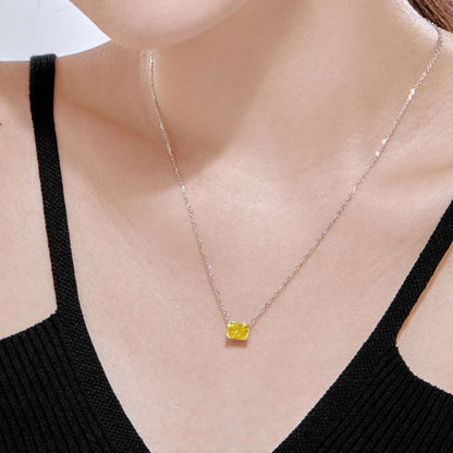 ˇStella JewelryˇLuxurious Square Shape Colorful Necalack