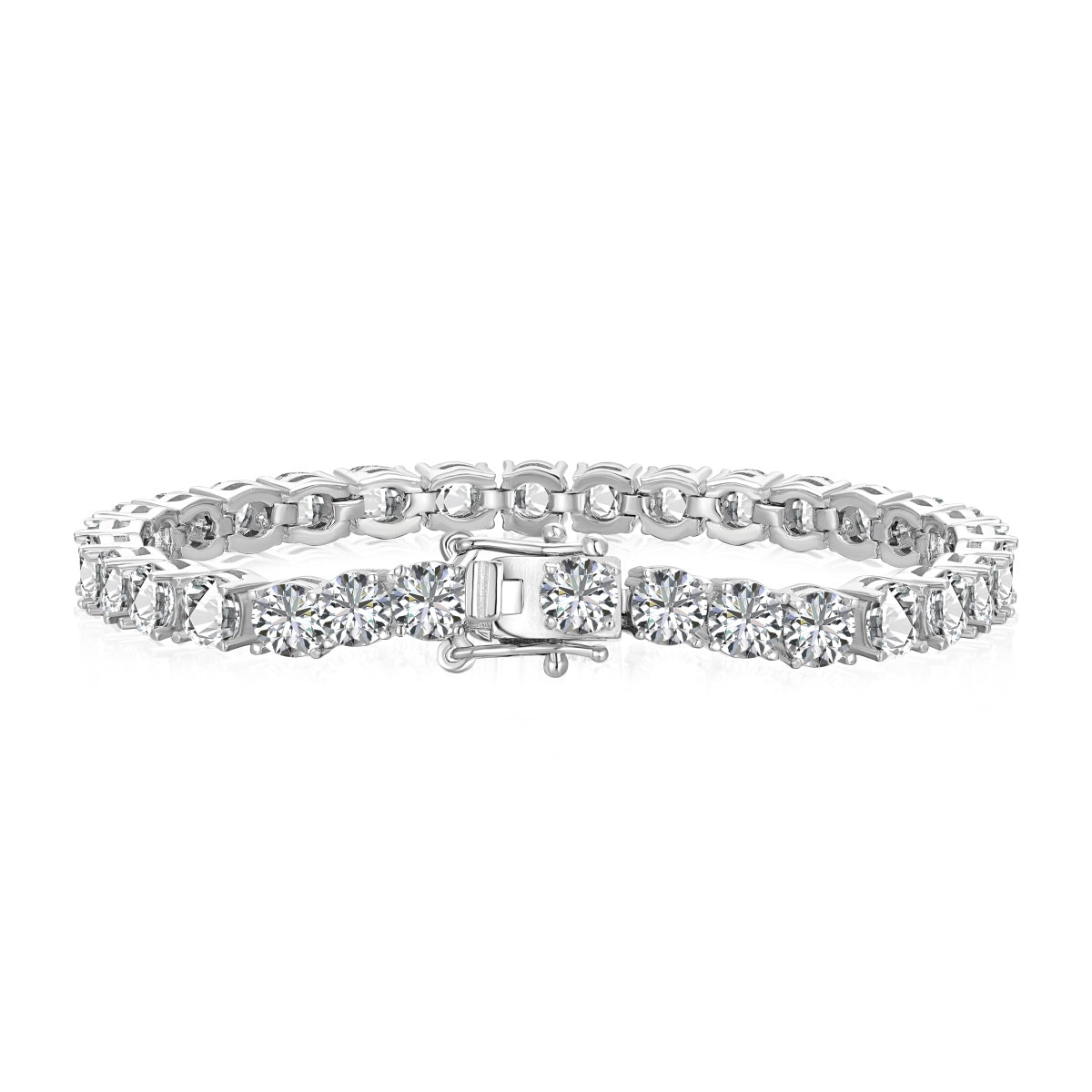 ˇStella JewelryˇOrnate Sparkling Round Cut Wedding Bracelet