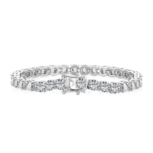 ˇStella JewelryˇOrnate Sparkling Round Cut Wedding Bracelet