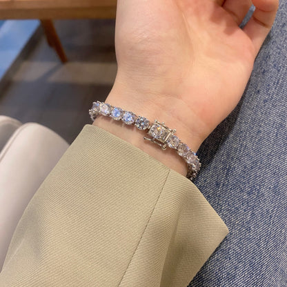 ˇStella JewelryˇDazzling Round Cut Wedding Bracelet