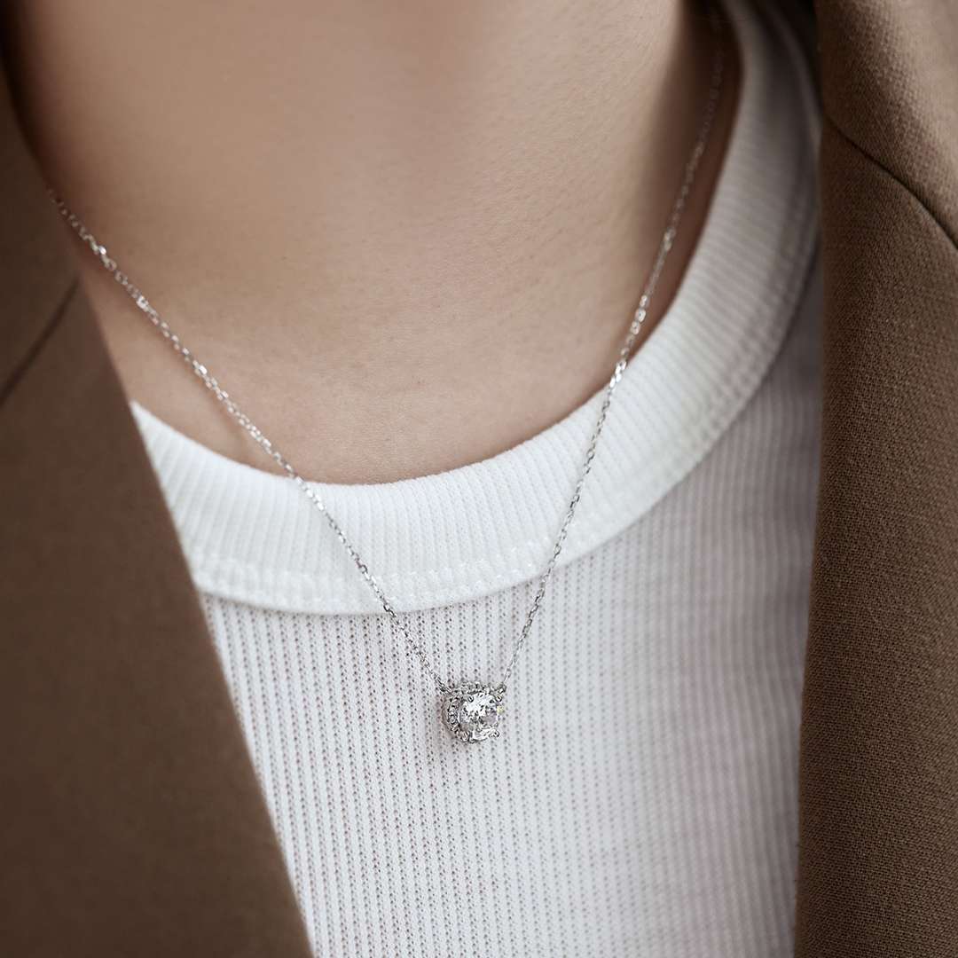 ˇStella JewelryˇLuxurious Round Cut Necklace
