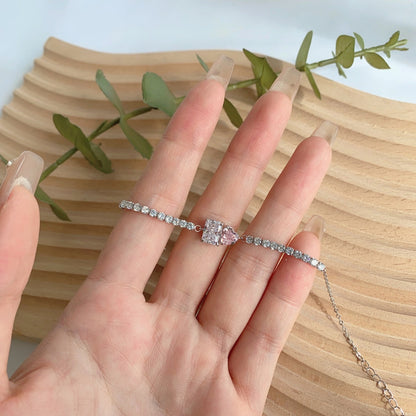 ˇStella JewelryˇDazzling Unique Multi Shape Lover Bracelet