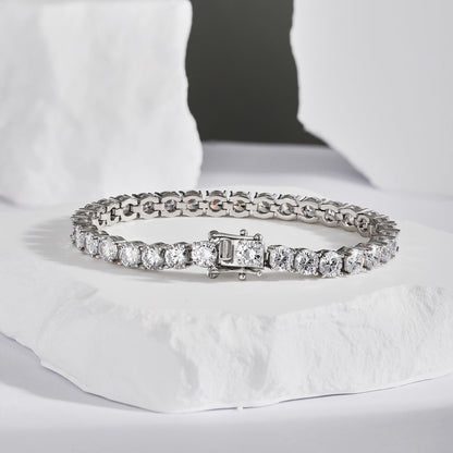 ˇStella JewelryˇOrnate Sparkling Round Cut Wedding Bracelet